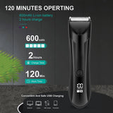 Digital Display Hair Cutting Machine Beard Trimmer Electric Shaver Men Intimate Areas Hair Shaving Machine Safety Razor Clipper