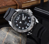 Men's Steel Belt, Fashionable Large Watch Dial, Calendar, Week, High-end Quartz Watch