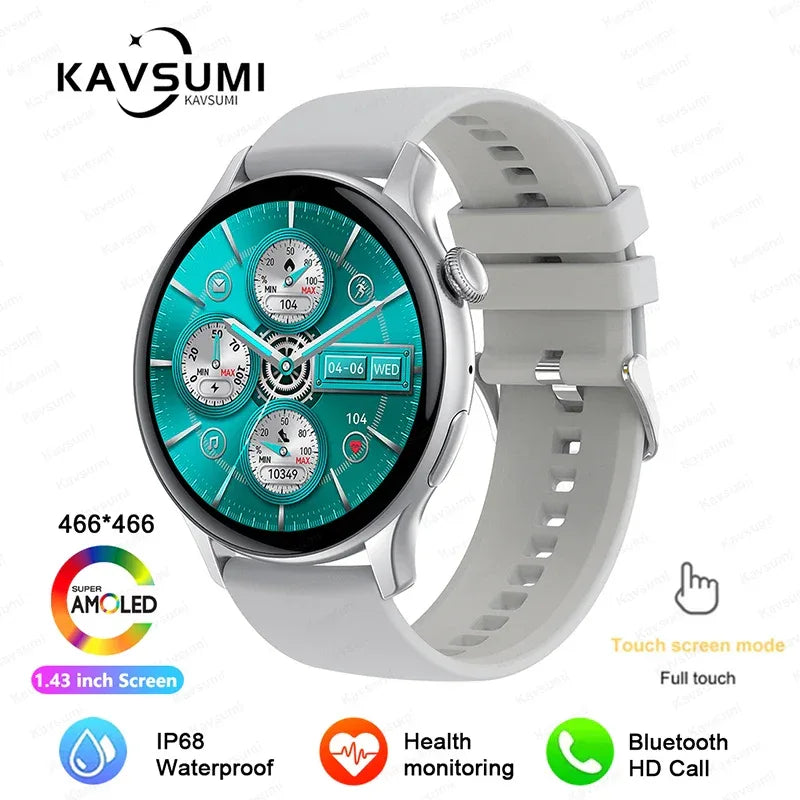 Smartwatch for Women AMOLED Screen Always Display Time NFC IP68 Waterproof Sports Call Women Smart Watch For Women Custom dial - Wear444
