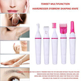 Female 5-in-1 hair removal machine, female eyebrow trimming machine, female shaver, hair removal razor, facial hair removal mach