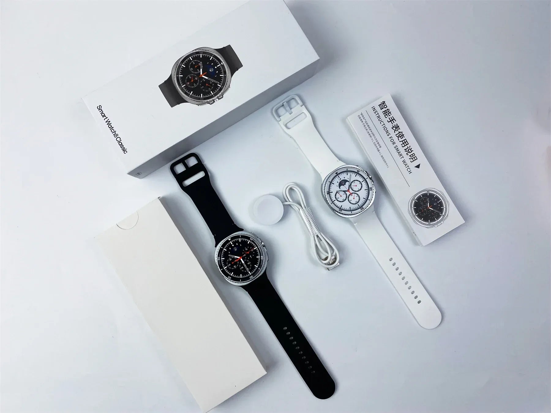 2025New Watch 8 Classic Smart Watch Men AMOLED Screen Bluetooth Call GPS Track Heart Rate IP68 Waterproof Smartwatch For Samsung - Wear444