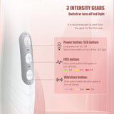 Electric Hair Care Comb Micro Current Massage Comb Hair Conditioner LED Colored Light Radio Frequency Hot Compress Scalp Care