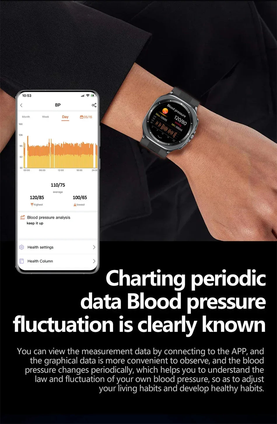 Airbag measurement Smart Watch Men ECG Air Pump Blood Pressure Blood Oxygen BT Call NFC SmartWatch For Man Android iOS upgrade - Wear444