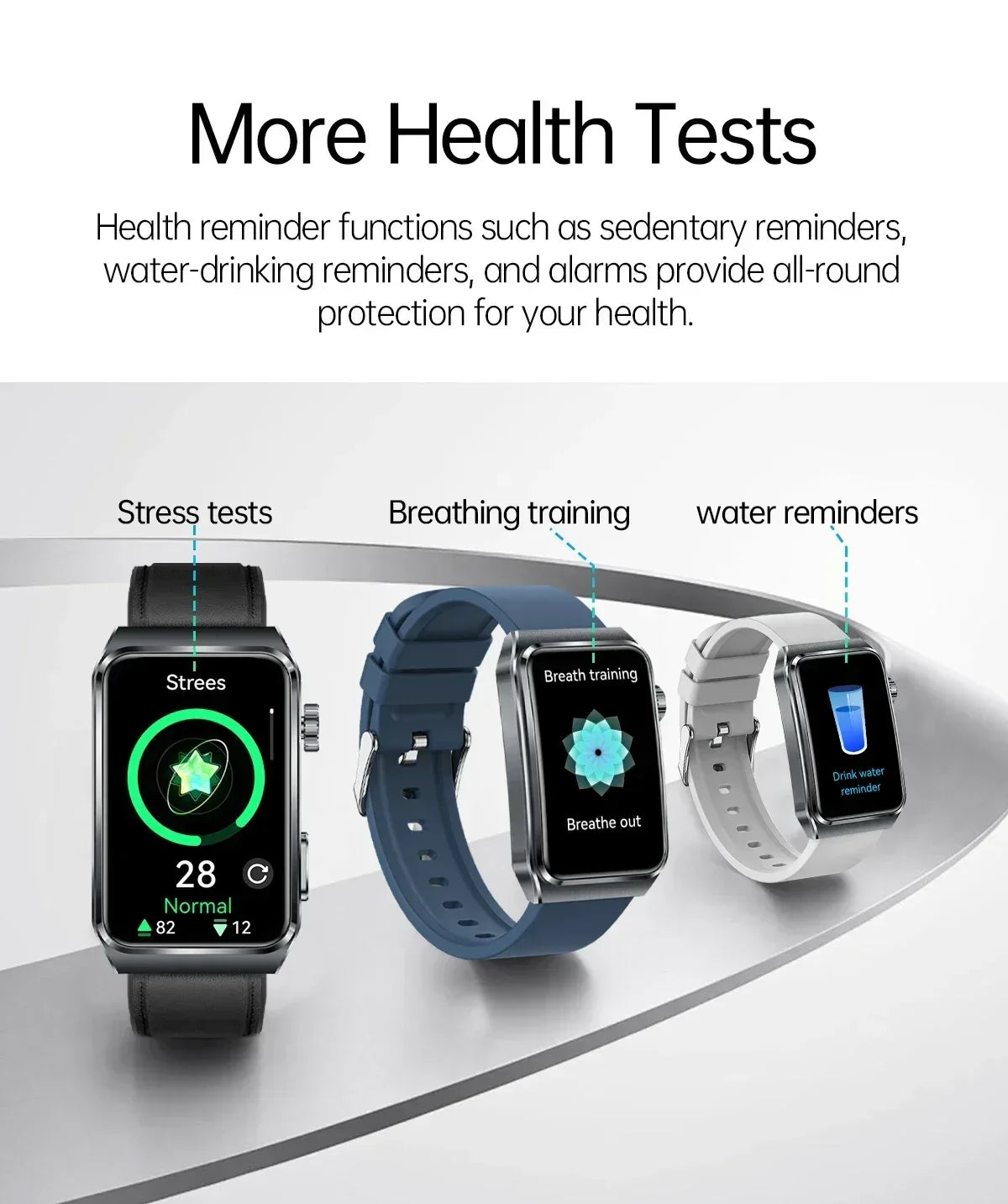 2025 New Nursing Grade ECG+PPG Pulse therapy Smartwatch Men Blood lipid Uric acid Bluetooth call Health Bracelet For Android iOS - Wear444