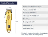 Hair Clipper Professional Electric Hair Clipper Rechargeable Hair Trimmer Machine Men's Electric Shaver Barber Cutting Machine