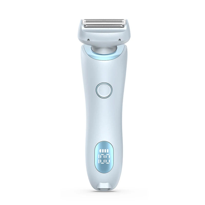 2-in-1 Electric Hair Removal Machine for Women Ladies Private Part Hair Shaver Trimmer and Epilator Household