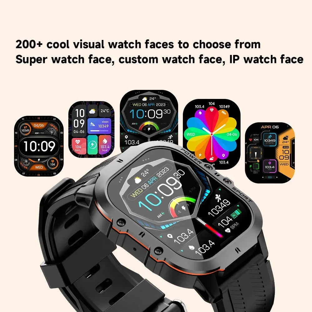 OUKITEL Smart Watch BT20 Sport SmartWatch BT5.2 350mAh 1.96" AMOLED Display - Wear444