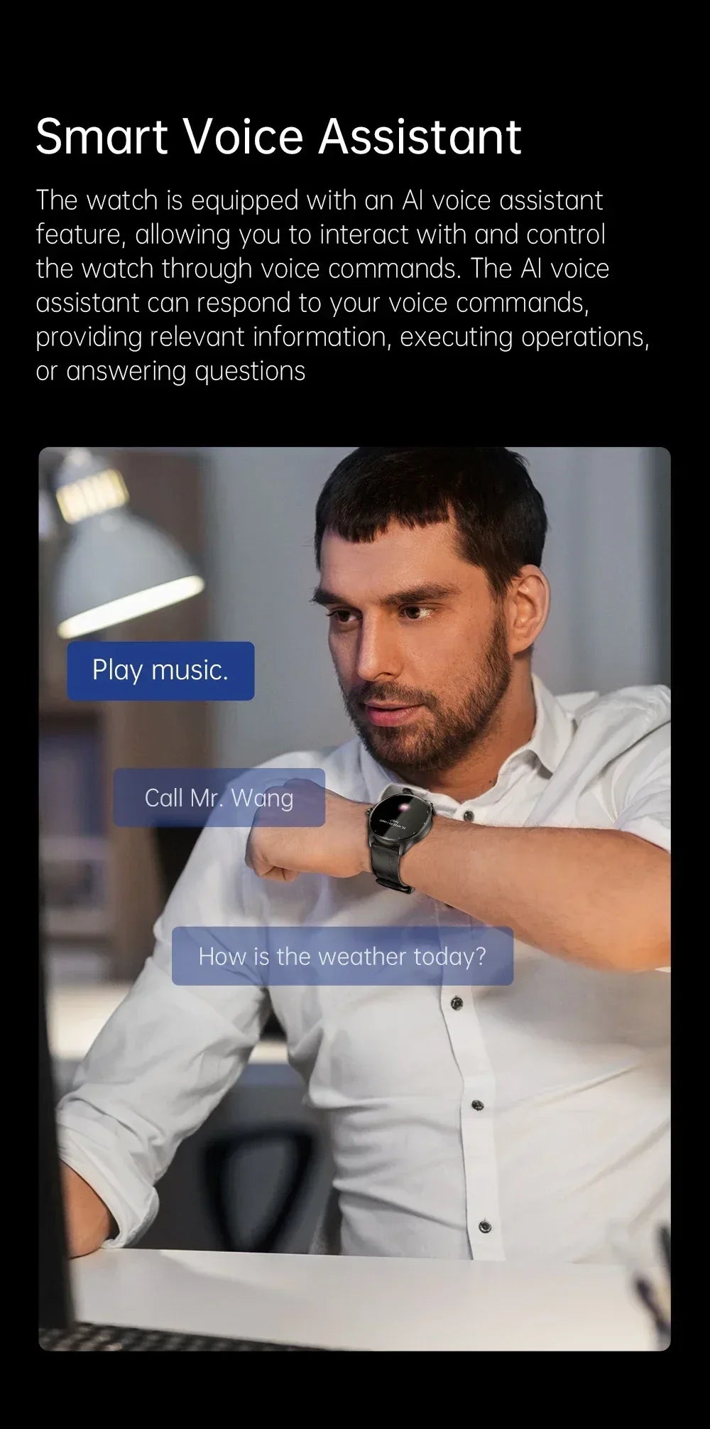 KUMI GW3 Pro Smartwatch 1.43" AMOLED IP68 Waterproof Bluetooth 5.2 Fitness Tracker Heart Rate Blood Oxygen Monitor - Wear444