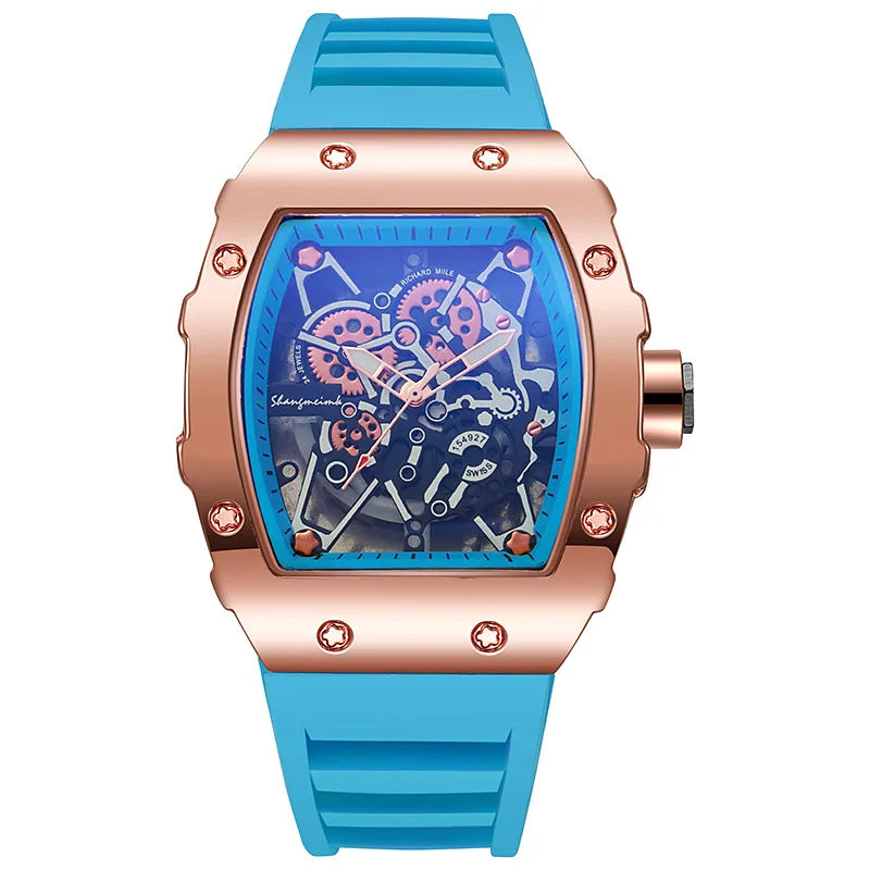 2025 New Fashion Men Luxury Watches Mens Top Big Silicone Jelly Casual Quartz Watch For Gift Relogio Masculino Male Wristwatches