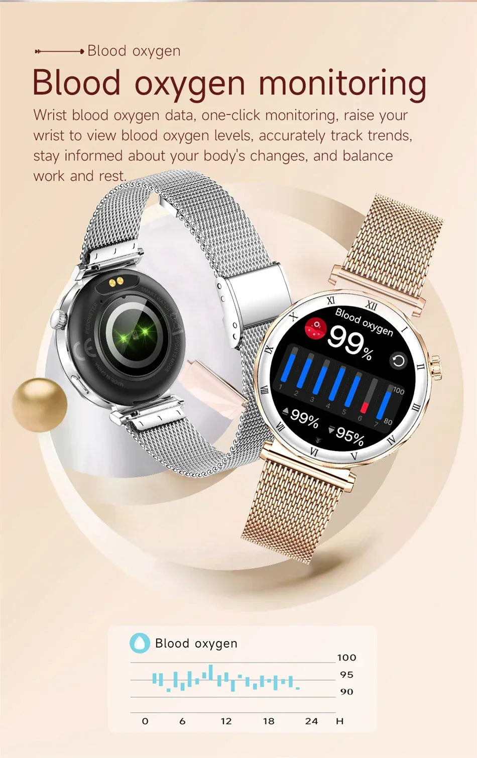 2025 New Fashion Smart Watch Women AMOLED Screen Bluetooth Call Watches Custom Dials Female Health Music Sport Ladies Smartwatch - Wear444