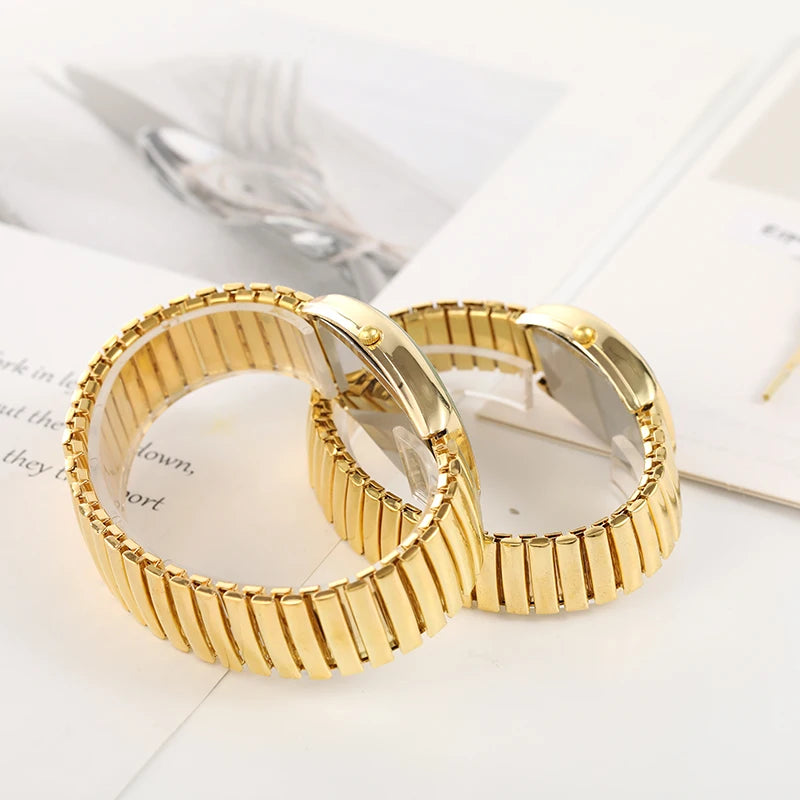 Barrel-Shaped Quartz Watch for Men, Roman Numerals, Fashionable and Casual Women's Watch for Middle-Aged and Elderly Couples