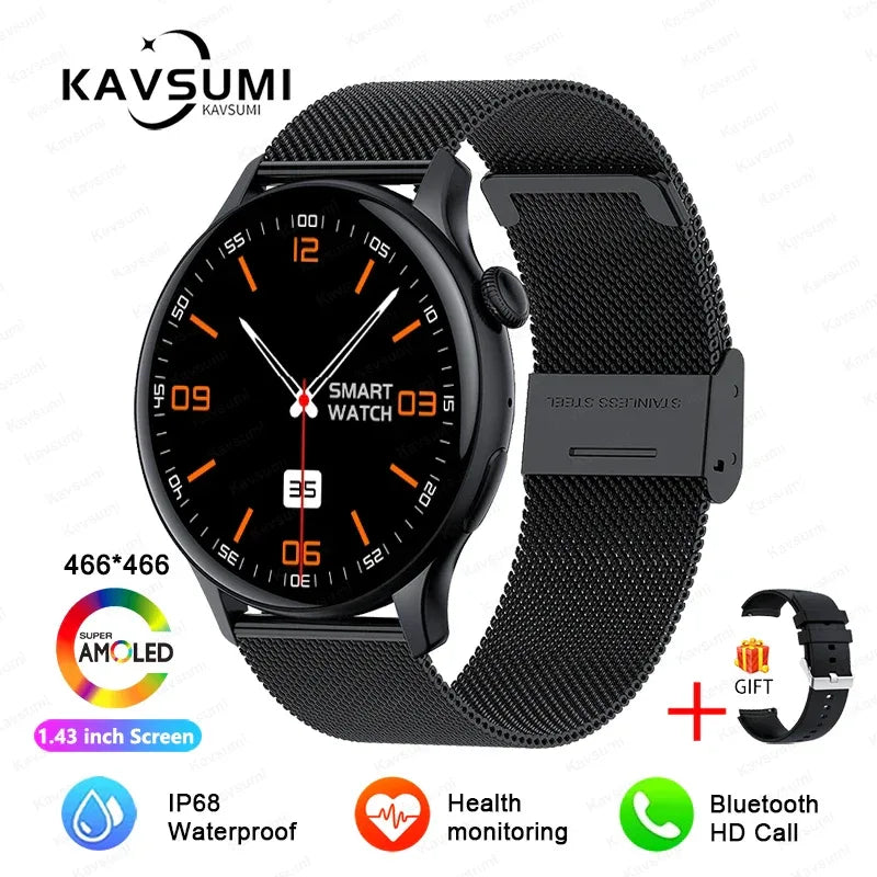 Smartwatch for Women AMOLED Screen Always Display Time NFC IP68 Waterproof Sports Call Women Smart Watch For Women Custom dial - Wear444