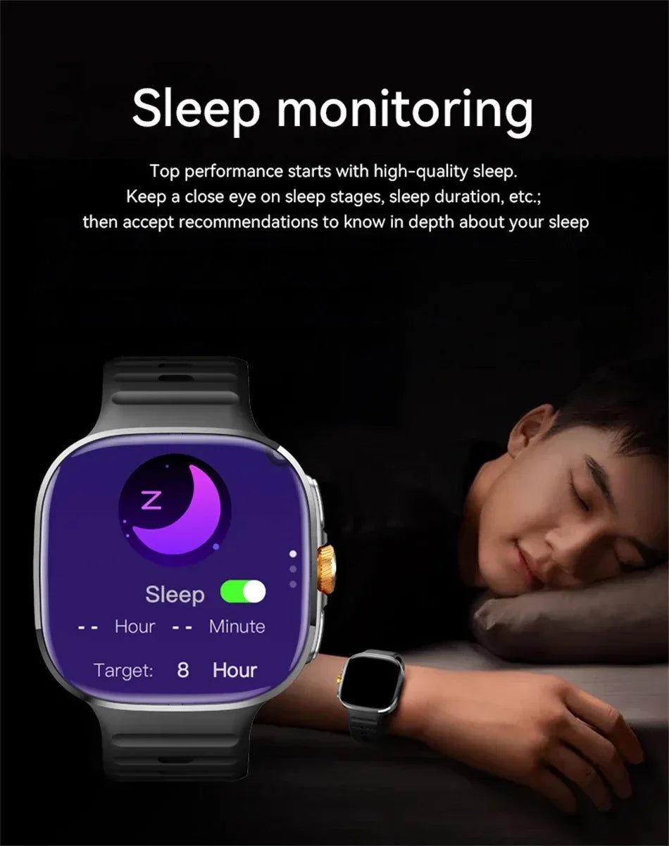 4G/5G Smartwatch 2.40 inch Larger Screen 190° Rotary Camera 16GB+256GB GPS Map WIFI Connect Apps Download Smart Watch Android 10 - Wear444