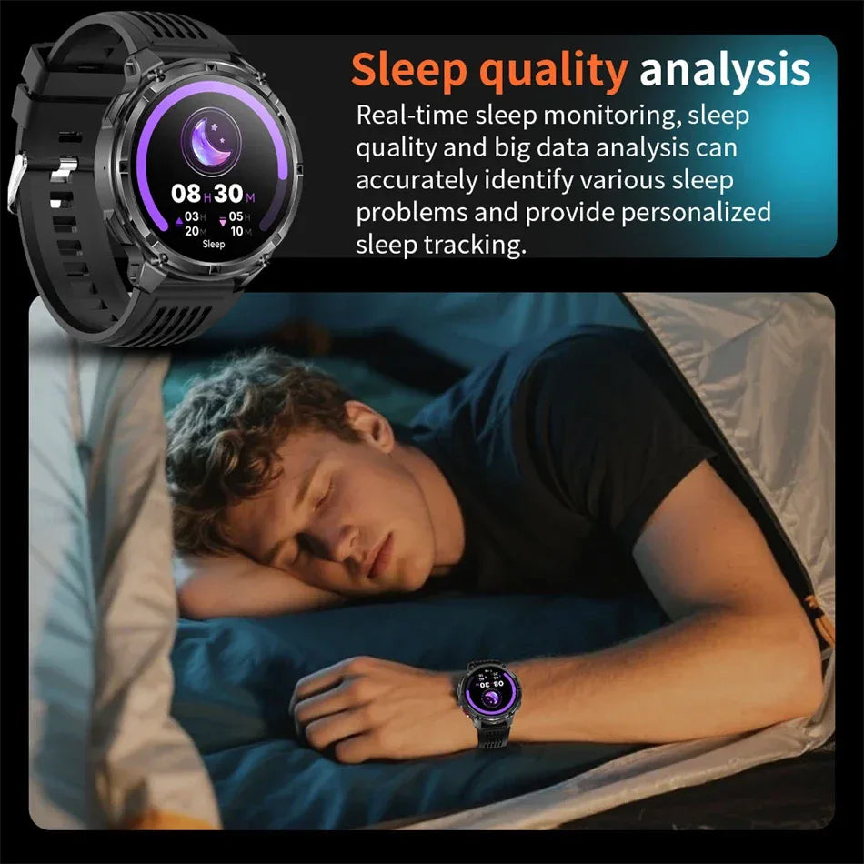 2026 New T-REX3 1100mAh Battery Smart Watch Men 10ATM Waterproof GPS Bluetooth Call 1.7" AMOLED HD Sports Flashlight Smart Watch - Wear444