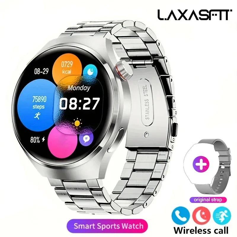 G.L Wear 2025 New Men's Smart Watch HD Display Health Tracking Bluetooth Calling Voice Assistant Sports Smartwatch - Wear444