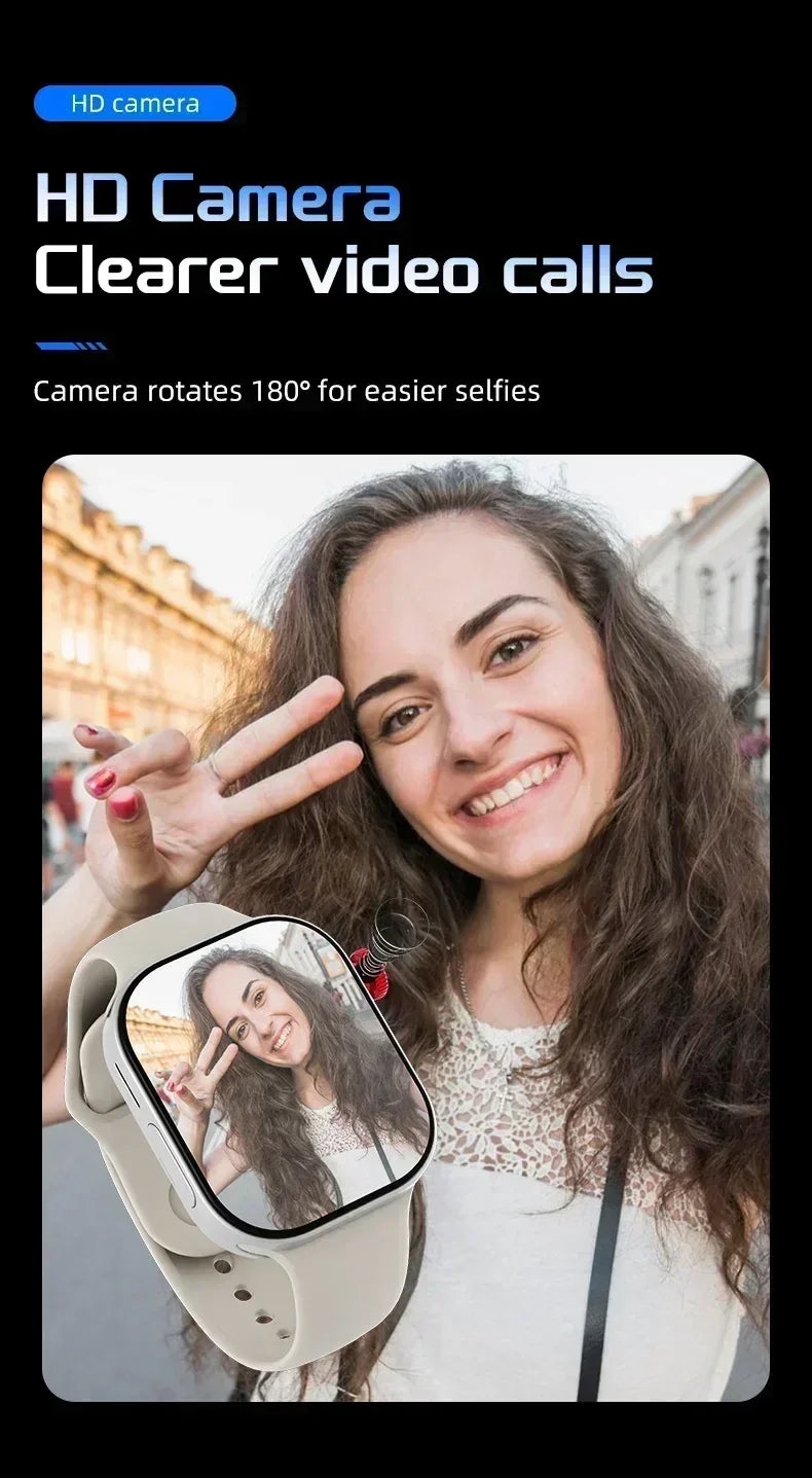 4G/5G180° rotating camera VP99 smartwatch Android smartwatch 2.29-inch wide screen SIM card slot GPS WIFI Play Store - Wear444