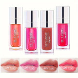 Hydrating Lip Glow Oil, Moisturizing Transparent Plumping Lip Gloss, Tinted for Lip Care and Dry Lip,Ideal Gift For Mother's Day