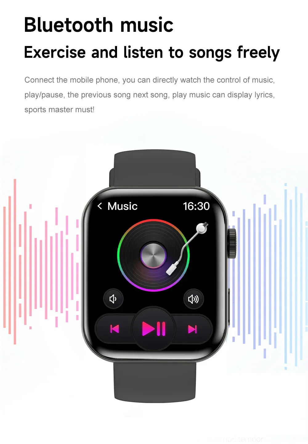 2026 Fit 3 Series 11 Smart Watch 1.83" AMOLED Screen Health Monitoring GPS Track HD Talk Sports Women Waterproof Watches For IOS - Wear444