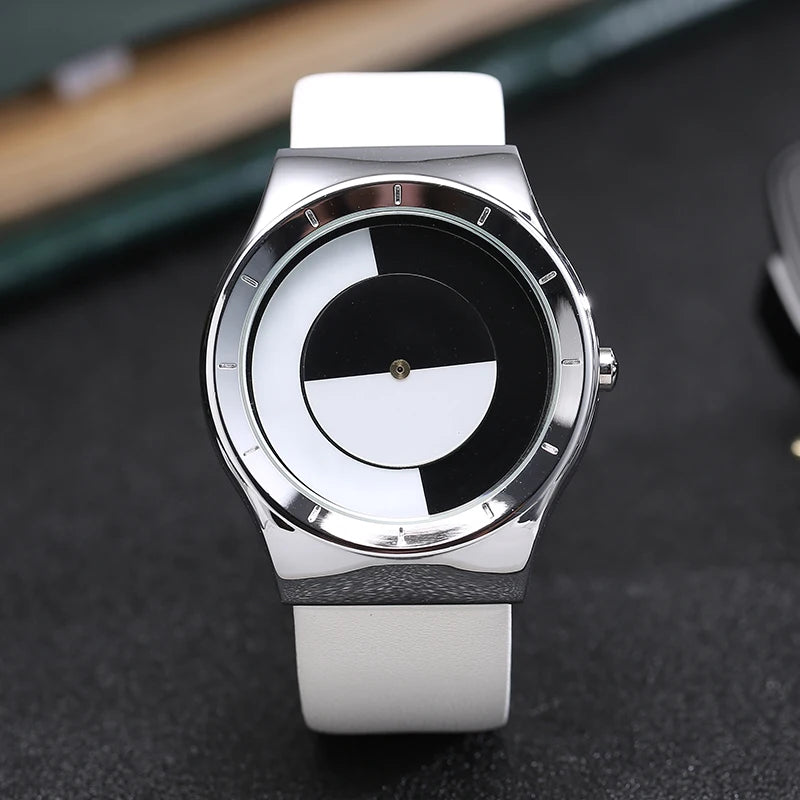 Creative Quartz Watches Men Top FASHION Brand Casual Stainless steel Mesh Band Unisex Watch Clock Male female Gentleman gift