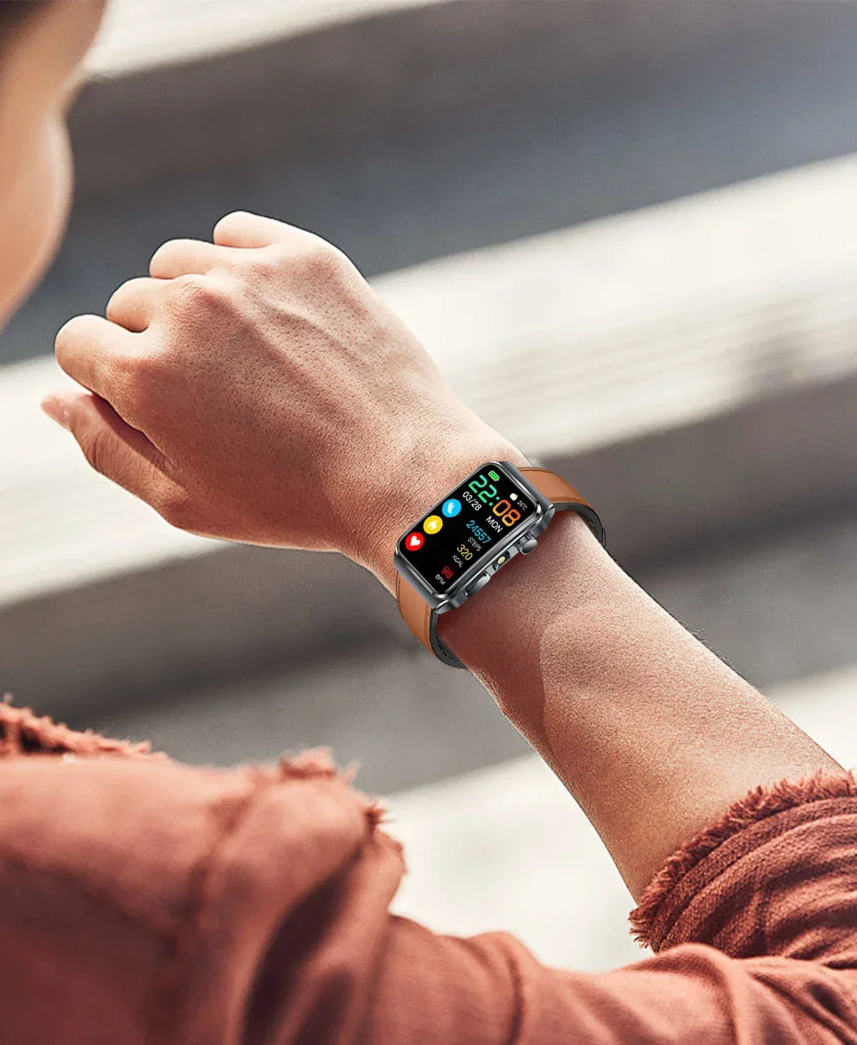 2025 New Nursing Grade ECG+PPG Pulse therapy Smartwatch Men Blood lipid Uric acid Bluetooth call Health Bracelet For Android iOS - Wear444