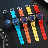 2025 New Fashion Men Luxury Watches Mens Top Big Silicone Jelly Casual Quartz Watch For Gift Relogio Masculino Male Wristwatches
