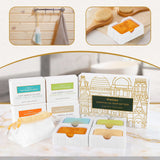 4 Packs Of Natural Plant Essential Oil Soap, Mint Soap, Eucalyptus Soap, Moisturizing Cleansing Soap - Shower Body Soap Gift Box