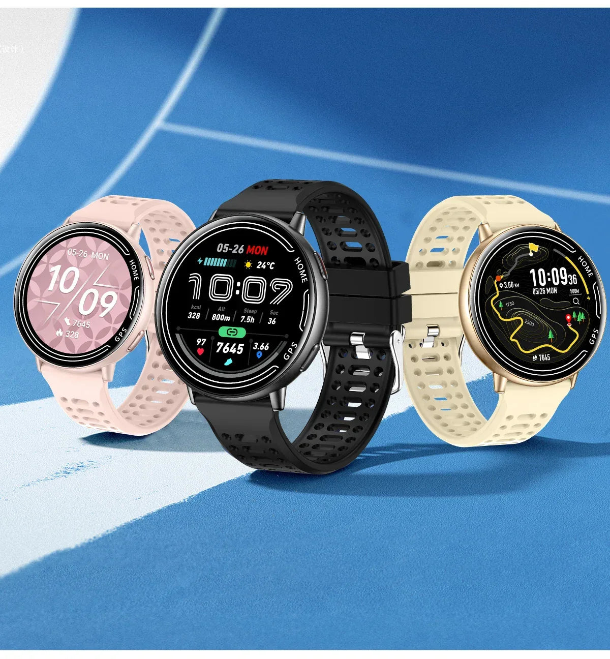 For Amazfit Active 2 GPS smartwatch for Men and Women, Ai GPT Amoled waterproof sports smartwatch Compass NFC BT call watch New - Wear444