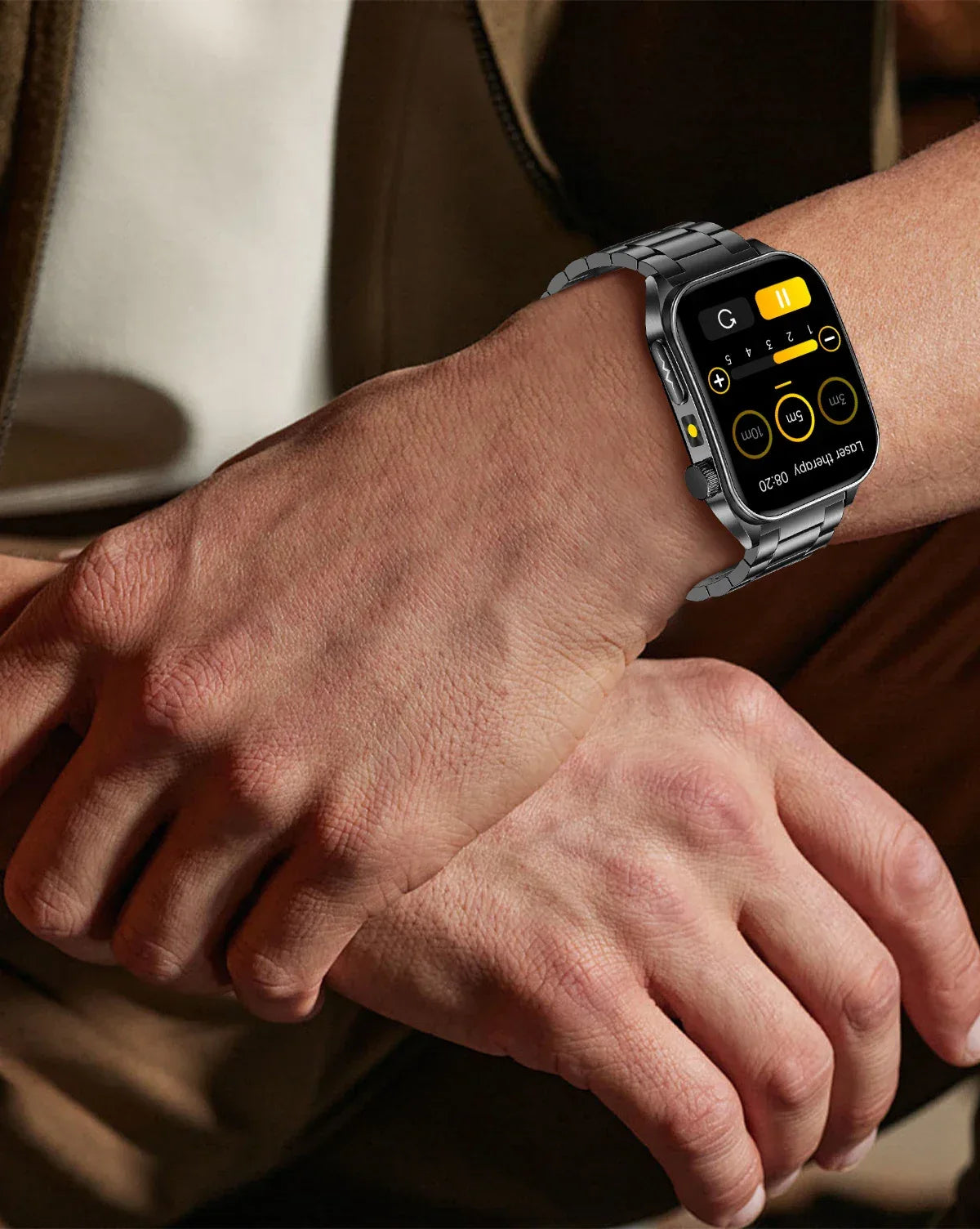 2025Hot AI-GPT Diagosis ECG Health SmartWatch Blood Pressure Lipid Uric Acid 650nm Dual-Probelaser Heart Analysis Smart bracelet - Wear444