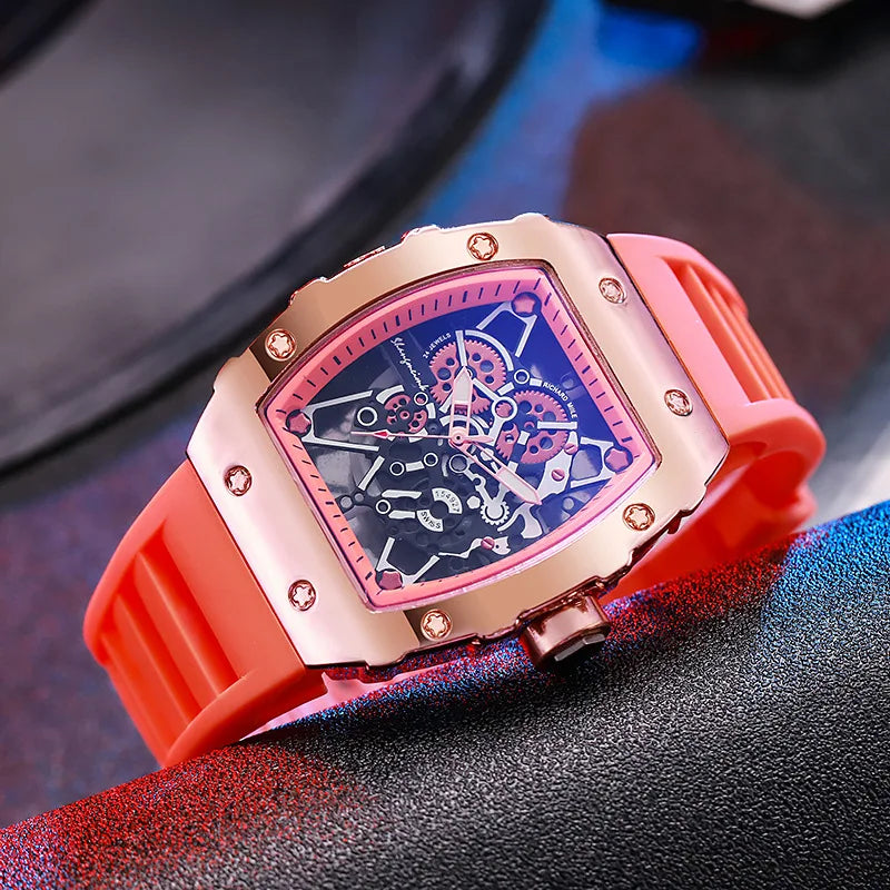 2025 New Fashion Men Luxury Watches Mens Top Big Silicone Jelly Casual Quartz Watch For Gift Relogio Masculino Male Wristwatches