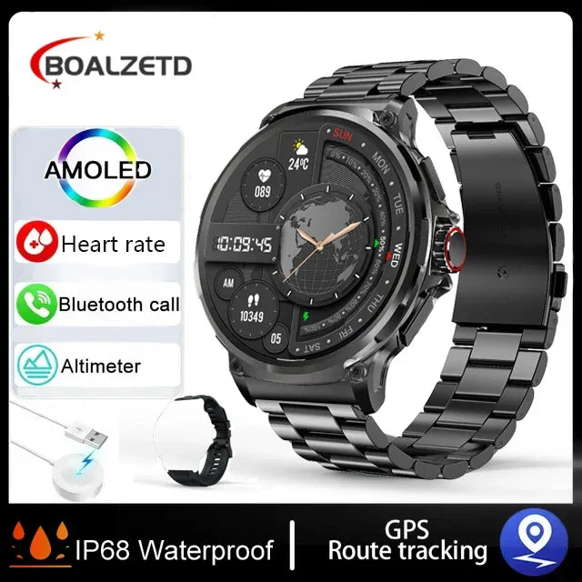 2025 New1.85Inch HD Bluetooth Call Smart Watch Men Sports Fitness Tracker Heart Monitor 710mAh Smartwatch For Android ios - Wear444