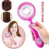 DIY Braiding Hairstyle Tool Electric Automatic Hair Braider Twist Braider Machine Weave Roller Hairstyle Machine Set Child Gift