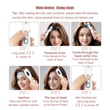 Electric Hair Care Comb Micro Current Massage Comb Hair Conditioner LED Colored Light Radio Frequency Hot Compress Scalp Care