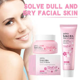 Sakura Lazy Cream Lightening Nourishing Brightening Skin Tone Natural Makeup Moisturzing Facial Cream