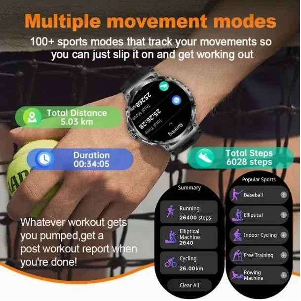 2025 New V69 1.85 Inch HD Bluetooth Call 710mAh Smart Watch Men Sports Fitness Tracker Heart Monitor Smartwatch For Android IOS - Wear444