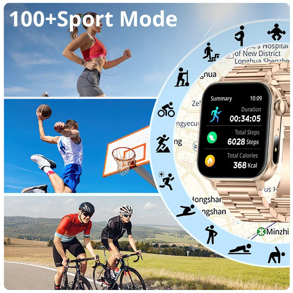 COLMI P80 Type-c Smartwatch Men Women Health Manager Bluetooth Call IP67 Waterproof Flashlight Smart Watch For Xiaomi iOS Phone - Wear444