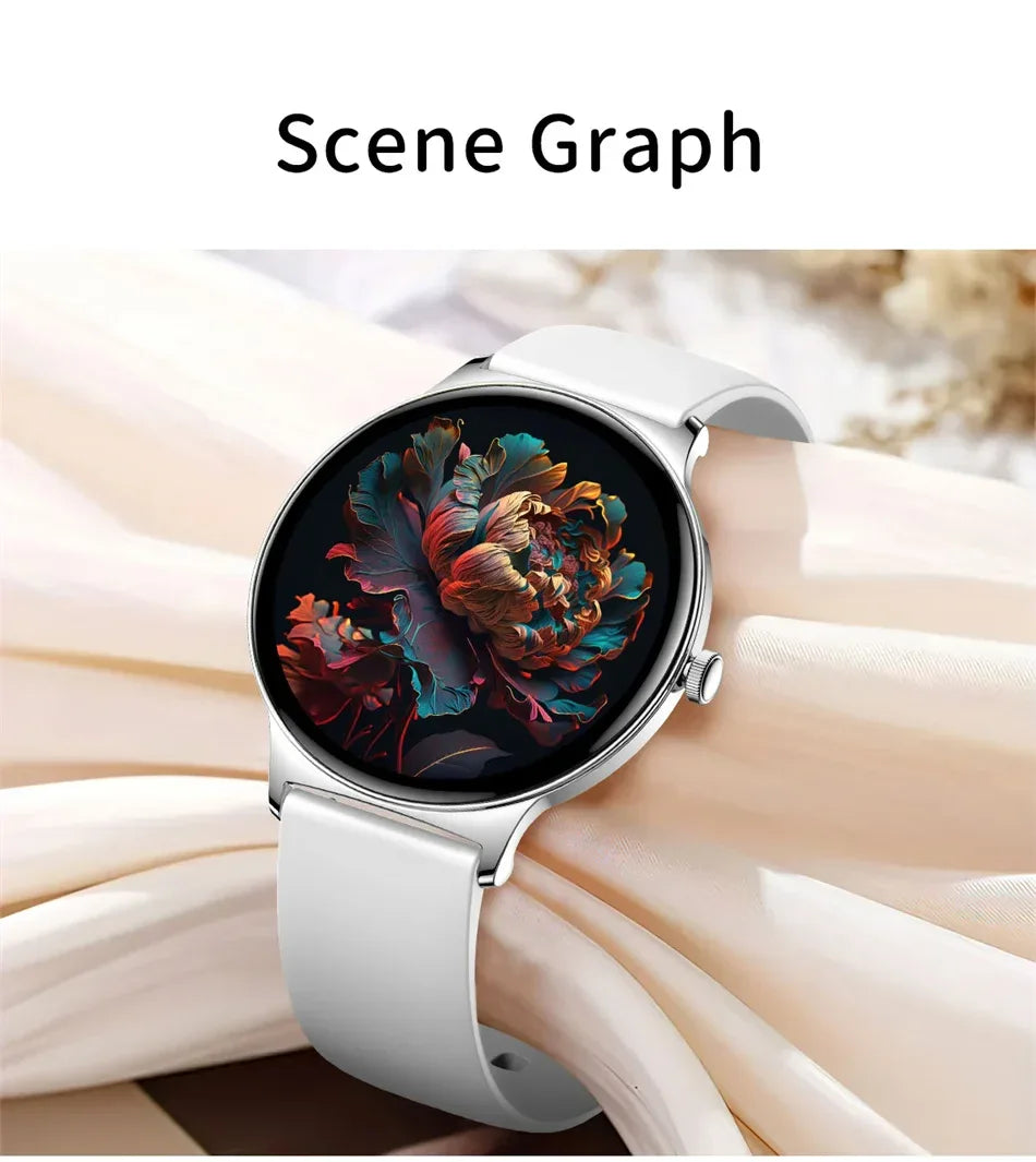 For Huawei Xiaomi New Ultra Thin Smart Watch Women Screen Always Display Time Sports Bracelet Bluetooth Call Fashion Smartwatch - Wear444