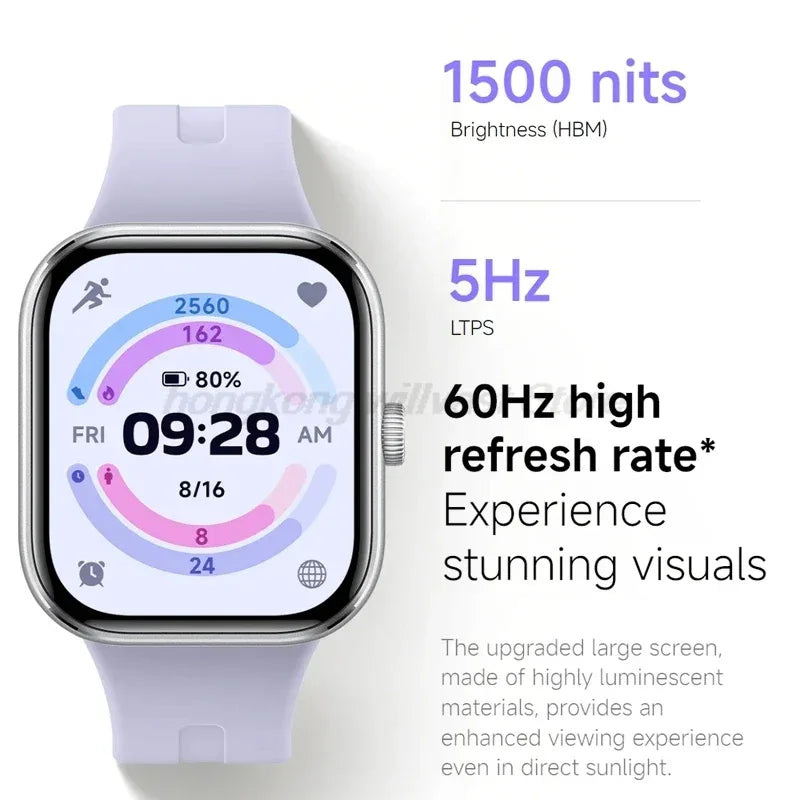 Global Version Xiaomi Redmi Watch 5 Smartwatch Bluetooth Phone Call 2.07'' Display 550mAh Battery Health Monitoring Sports Mode - Wear444