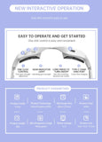 3D EMS Eye Massager Eyes Relax Fatigue Relief Lighten Dark Circles Smooth Micro-Current Heating Eye Fine Line Beauty Eye Care