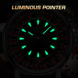 LIGE Quartz Man Watch Fashion Luxury Creative Roulette Game Dial Design Leather Casual Life Waterproof Watches for Men Gifts+Box