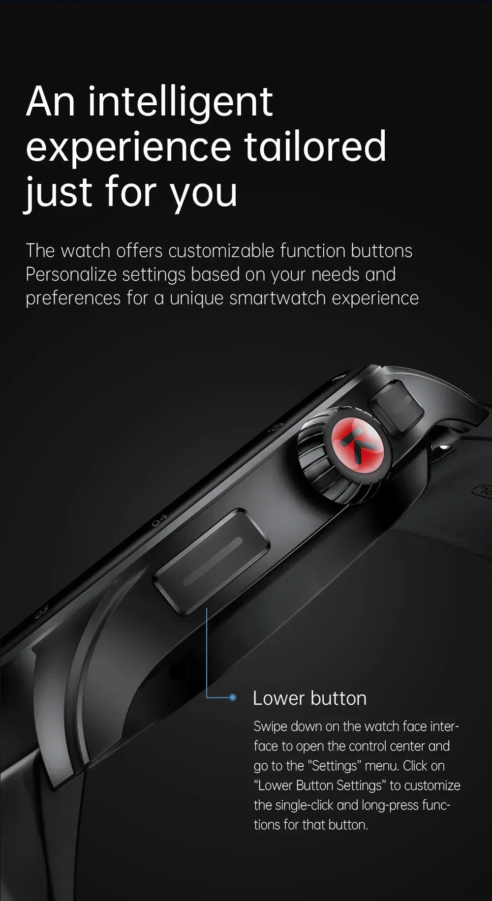 KUMI GW3 Pro Smartwatch 1.43" AMOLED IP68 Waterproof Bluetooth 5.2 Fitness Tracker Heart Rate Blood Oxygen Monitor - Wear444