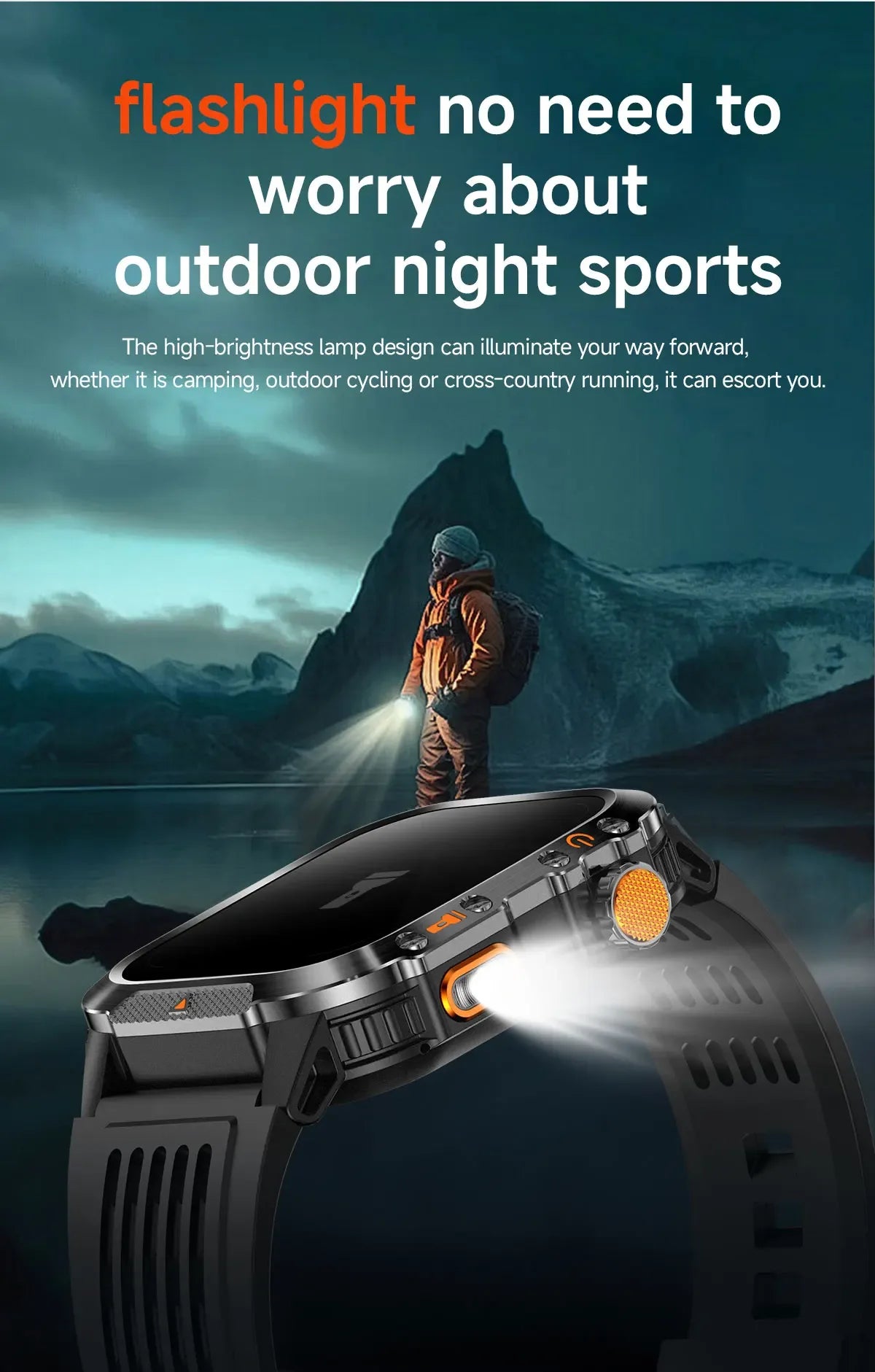 2025 New GPS Military Outdoor Sports Smart Watch Men 2.01-inch AMOLED 3ATM IP69K Waterproof Compass Call Swim Fitness Smartwatch - Wear444