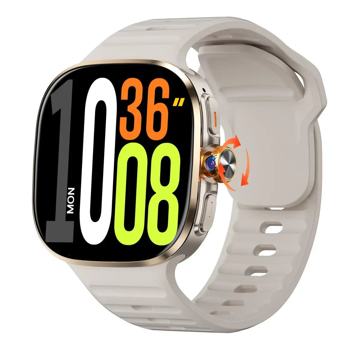 Original M99 Smartwatch 2.4 inch Amoled Screen insert 4G/5G Sim Card GPS WIFI 190° Rotating Camera Game Android 10.0 Smart Watch - Wear444