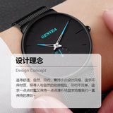 2025 New Fashion Mens Watches Top Brand Luxury Quartz Watch Men Casual Slim Mesh Steel Waterproof Sport Watch Relogio Masculino