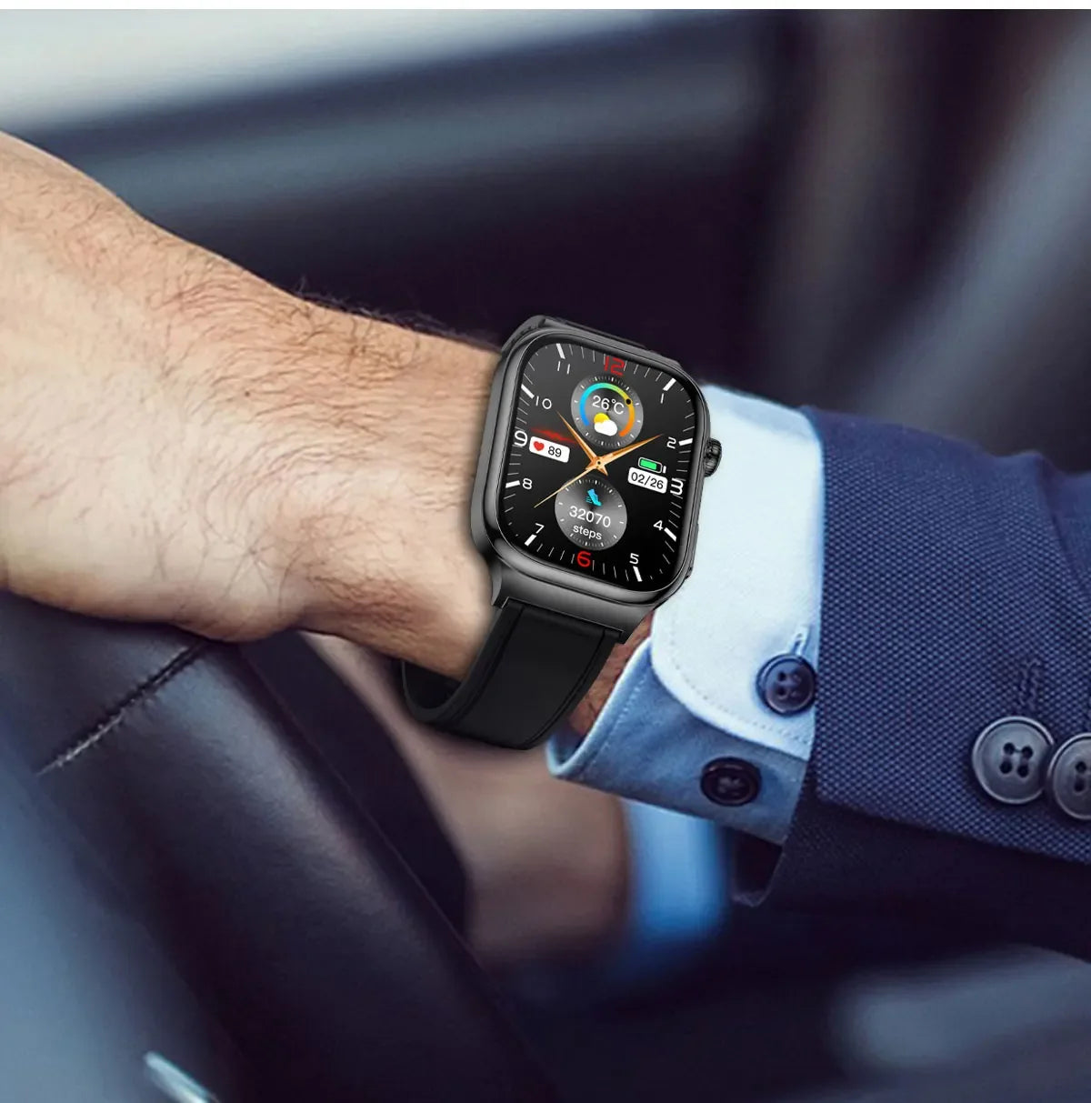 Accurate Measurement Health Smart Watch ECG+PPG Uric Acid Blood Pressure Blood Lipids BT Call Bluetooth Sport tracker Smartwatch - Wear444