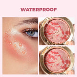 Pudaier Multi-purpose Brightening Glossy Blush Cream, suitable for daily makeup-holiday gift, easy to carry