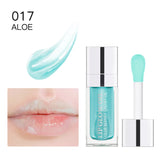 Hot Clear 6ml Crystal Jelly Moisturizing Lip Oil Plumping Lip Gloss Sexy Plump Lip Glow Oil Tinted Lip Plumper Lips Makeup