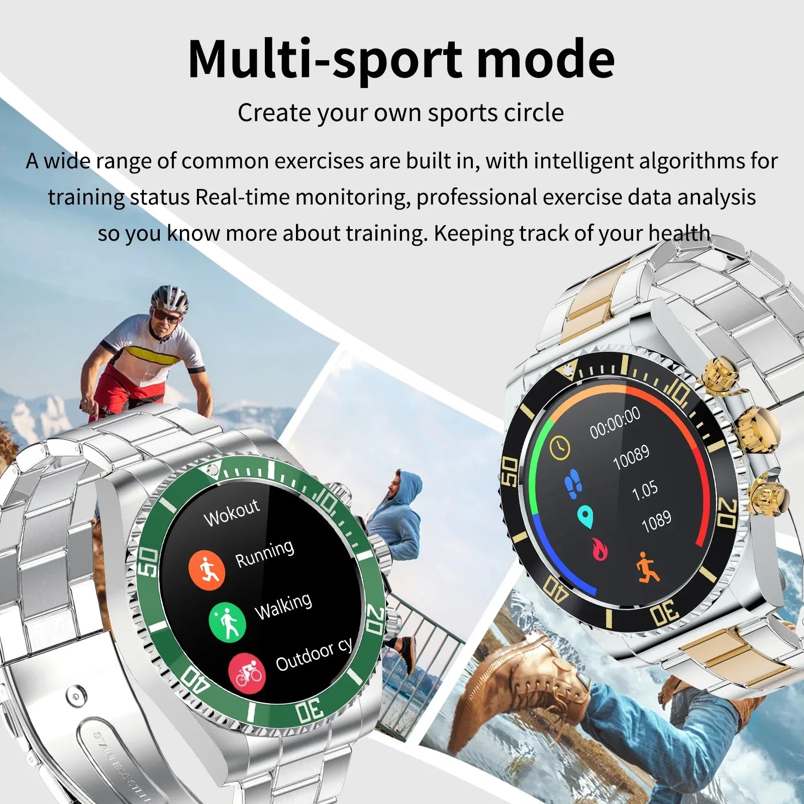 Aiweile AW12 New Style Luxury Smart Watch Dials Answer Call For Men Waterproof Sport Digital Business Watch For Gift - Wear444