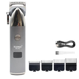 Kemei KM-253 Professional Hair Cutting Machine Men's Haircut Machine Cordless Hair Trimmer Machine USB Charging Hair Clipper