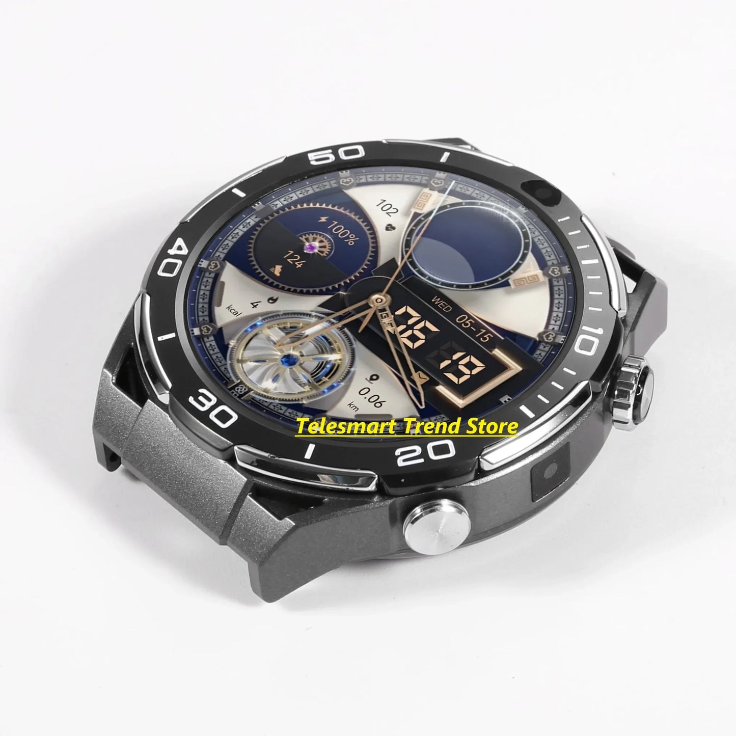 Global Android 10 Smartwatch MTK MT6762 Octa-core CPU 4G Lte Smart Watch 6GB Ram 128GB Rom API 29 Dual Camera Wifi Gps Sim Card - Wear444