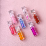 Plumping Clear Lip Oil Tint Glow Lipgloss Custom Logo Cruelty Free Fruit Color Changing Lip Plumper Wholesale Bulk 10pcs/lot